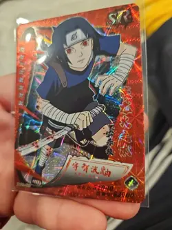 Itachi Uchiha SR-0026 Naruto Kayou Heaven Scroll Trading Card Holo Foil - Image 2