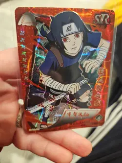 Itachi Uchiha SR-0026 Naruto Kayou Heaven Scroll Trading Card Holo Foil - Image 5