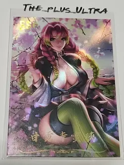 Goddess Story Feast Of Beauty Mitsuri Kanroji Demon Slayer SSR Thick Card - Image 1