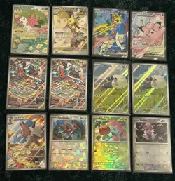 Pokemon TCG Lot 12 Cards Rare Lillie’s Clefairy Shaymin 3 Masterballs Near Mint - Image 1