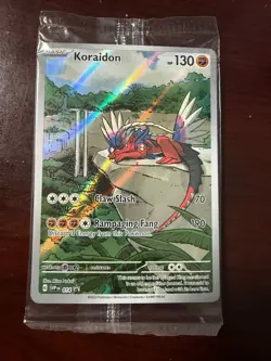 Koraidon 014 Sv: Scarlet & Violet Promo Cards Holo Sealed - Image 1