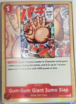 Digimon Gum-Gum Giant Sumo Slap ST10-015 Card Game TCG CCG - Image 1