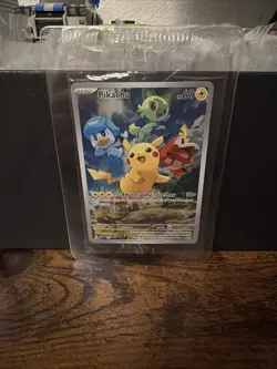 Pikachu 027 Sv: Scarlet & Violet Promo Card - Sealed Holo - Image 1