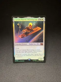 MTG Captain Marvel, Shooting Star 0589 Mythic Rare Marvel Super Heroes Jumpstart - Image 1