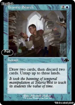 MTG Frantic Search (Retro Frame) [DMR - 285] LP Foil - Image 1