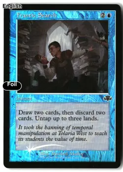 MTG Frantic Search (Retro Frame) [DMR - 285] LP Foil - Image 2