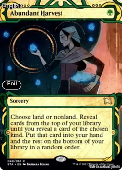 MTG Abundant Harvest [STA - 48] LP Foil - Image 1