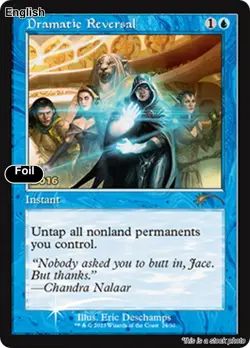 MTG Dramatic Reversal [30A-P - 24] MP Foil - Image 1