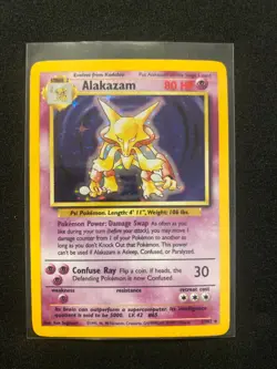 Pokemon TCG Alakazam Base Set 1/102 Holo 1999-2000 Wizards Base Set Copyright... - Image 1