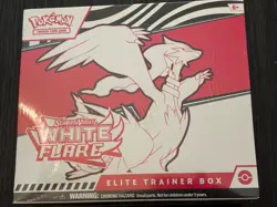 Pokemon Scarlet & Violet White Flare ETB Elite Trainer Box FACTORY SEALED - Image 1