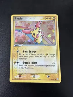 Plusle 69/101 Reverse Holo - EX Hidden Legends LP/MP - Image 2