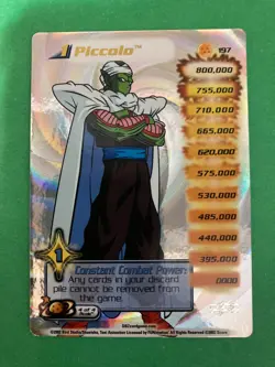 Dragon Ball Z CCG Piccolo HOLO FOIL Rare 197 LV1 Hi-Tech Card DBZ Authentic - Image 1