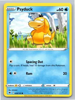 Psyduck 028/189 Common Astral Radiance Pokemon Lightly Played - Image 1