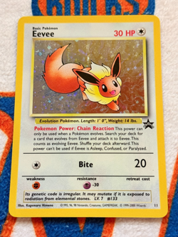 Eevee Holo WoTC Promo 11/53 LP Pokemon TCG - Image 1