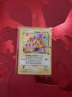 Pokemon TCG - Birthday Pikachu 25th Anniversary Celebrations 24/25 NM/M - Image 2