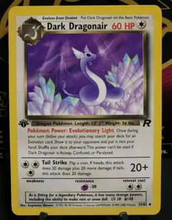 Pokemon Dark Dragonair #33, Team Rocket 1st Edition, Wizards Of The Coast - Image 1