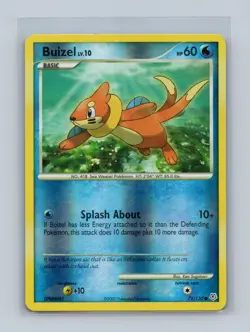 Buizel 72/130 Common Diamond & Pearl Pokemon Reverse Holo Lightly Played - Image 1