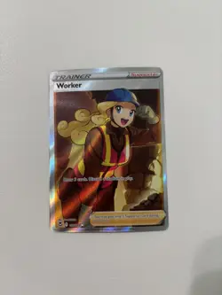 Pokemon TCG: Silver Tempest- Worker Silver- Full Art- NM!!!🔥🔥🔥 - Image 1