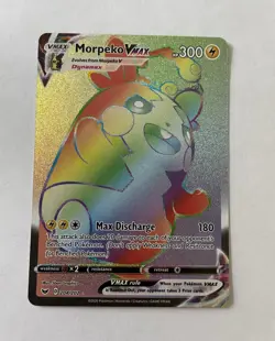 The Pokemon Company Morpeko VMAX 300 HP Vivid Voltage Secret Rare Holo 204/202 - Image 1