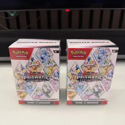 2 x Pokemon TCG Prismatic Evolutions Booster Bundles Sealed - Image 1
