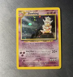 Pokemon TCG Slowking 14/111 Neo Genesis Holo Rare Holo ENG 80HP 2000 - Image 1