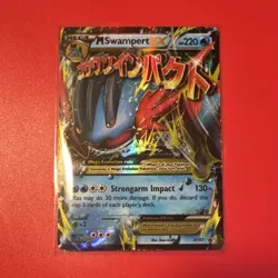The Pokemon Company M Swampert EX Mega Promo Holo XY87 XY 220 HP English - Image 1