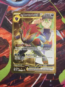 Pokemon TCG: Journey Together N’s Zoroark ex 189/159 Hyper Rare NM - Image 1