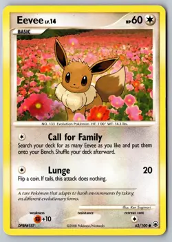 Pokemon: Eevee (62) Common Majestic Dawn 62/100 LP+ - Image 1