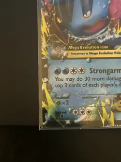 Pokemon M Swampert EX XY87 XY Promo Holo Mega Water 220 HP English TCG - Image 3