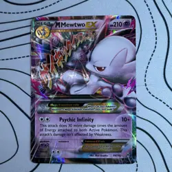 The Pokemon Company M Mewtwo EX 64/162 Breakthrough Holo UR English 210 HP - Image 1