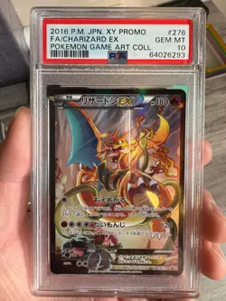 2016 Pokemon Japanese Xy Promo 276 Full Art/Charizard Ex Art Coll. PSA 10 - Image 1