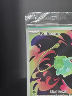 Pokemon Bulbasaur 133/132 Holo Stamped Illustration Rare Mashu Basic 80 HP - Image 2