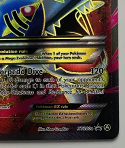 Pokemon TCG M Sharpedo EX XY200A Alternate Art Promo Holo ENG 210HP - Image 5