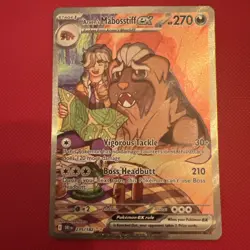 Arvens Mabosstiff Ex 235/182 Destined Rivals Special Illustration Rare Pokemon - Image 1