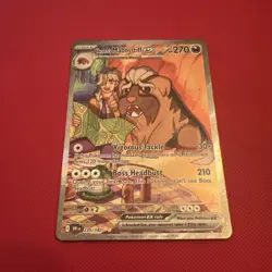 Arvens Mabosstiff Ex 235/182 Destined Rivals Special Illustration Rare Pokemon - Image 3