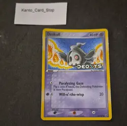 Pokemon Duskull 58/107 Reverse Holo Stamped Basic 40HP EX Deoxys 2005 - Image 1