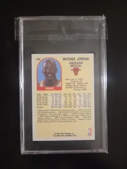 1989-90 NBA Hoops - Michael Jordan #200 - Image 2