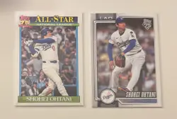 2026 Topps Series 2 Shohei Ohtani 1991 All-Star 75th 91AS-50 & Base 500 Dodgers - Image 1