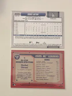 2026 Topps Series 2 Shohei Ohtani 1991 All-Star 75th 91AS-50 & Base 500 Dodgers - Image 2