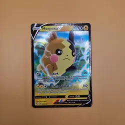 Morpeko V 037/072 Shining Fates English Pokemon Card Near Mint - Image 1