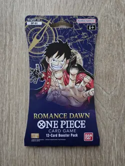 One Piece OP-01 Romance Dawn Sleeved Booster / Blister Pack (ENGLISH) – SEALED - Image 1