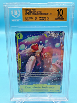 One Piece Op14 - Donquixote Rosinante - Azure Sea's - BGS 10 - Treasure Rare - Image 1