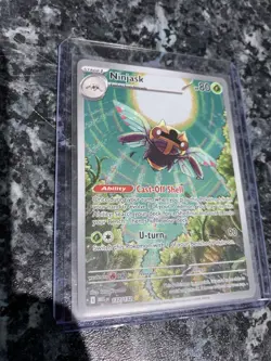 Pokemon TCG Card - Ninjask 137/132 Mega Evolution Illustration Rare - Image 1