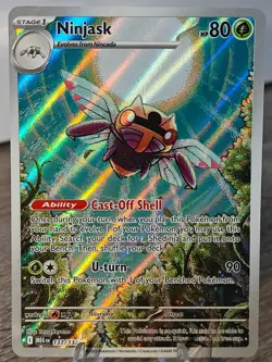 [AUS] Pokemon TCG English Ninjask 137/132 Mega Evolution Illustration Rare - Image 1
