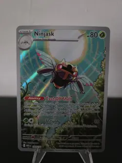 Pokemon TCG Ninjask Mega Evolution Illustration Rare 137/132 Mint Condition - Image 1