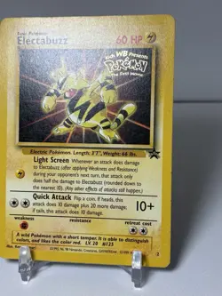 Pokemon TCG Electabuzz Kids WB Presents the First Movie Promo Card #2 - Image 2