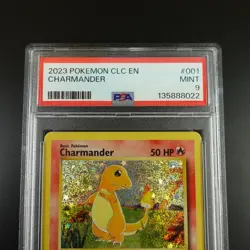 PSA 9 Charmander 001/034 Pokemon Classic Collection English Holo Graded Card - Image 2