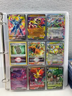 Lot of 162 Pokemon TCG Cards & Binder Mixed Collection Japanese & English - Image 1