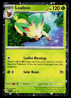 SV: Scarlet & Violet Promo Cards Leafeon - (Cosmos Holo) 170 Holo NM - Image 1