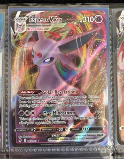 Espeon VMAX 065/203 Evolving Skies Ultra Rare Full Art Card Pokemon TCG - Image 1